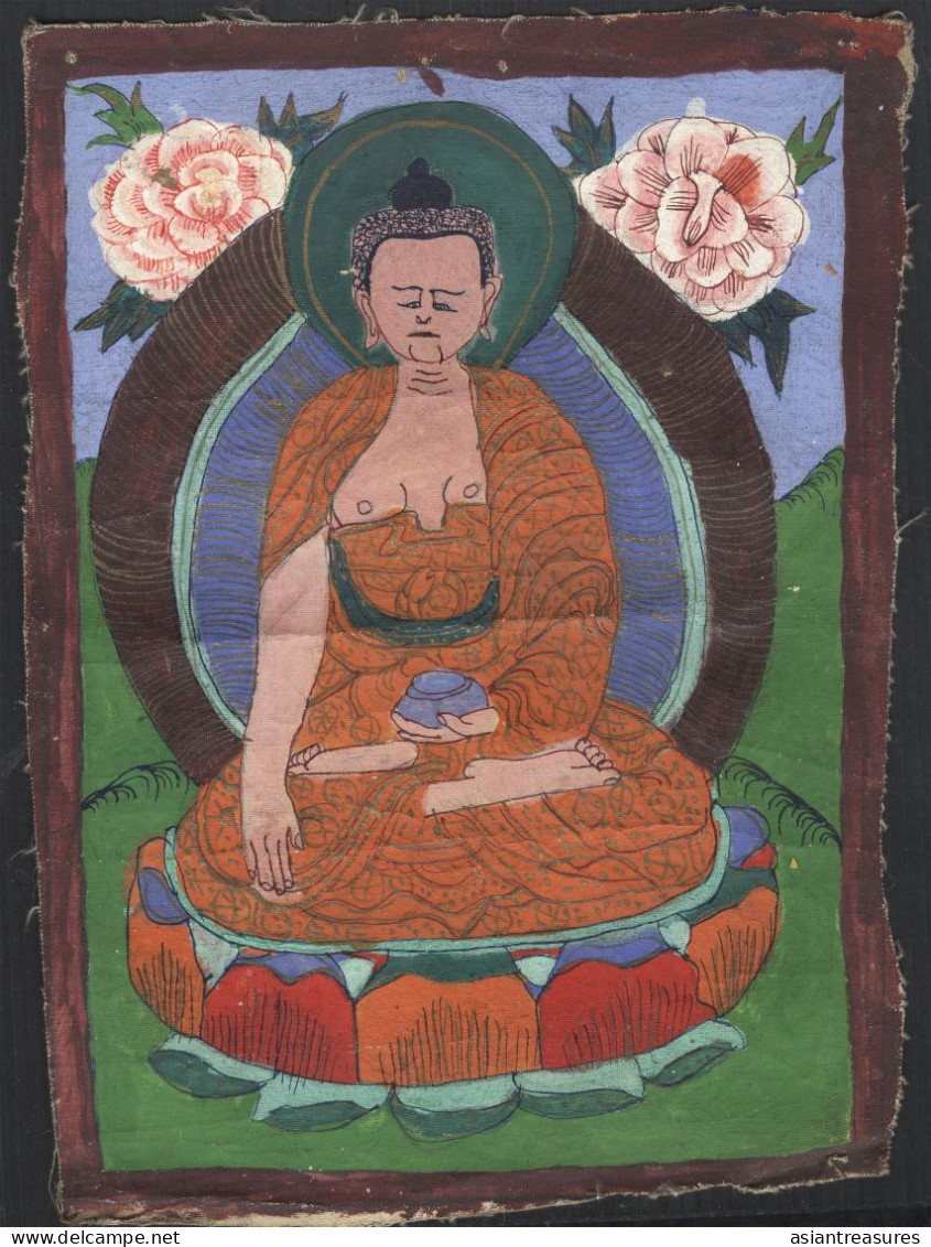 Special Easter Sale Tibetan Thangkha Art Picture 60 Years+ Old - Arte Asiatica