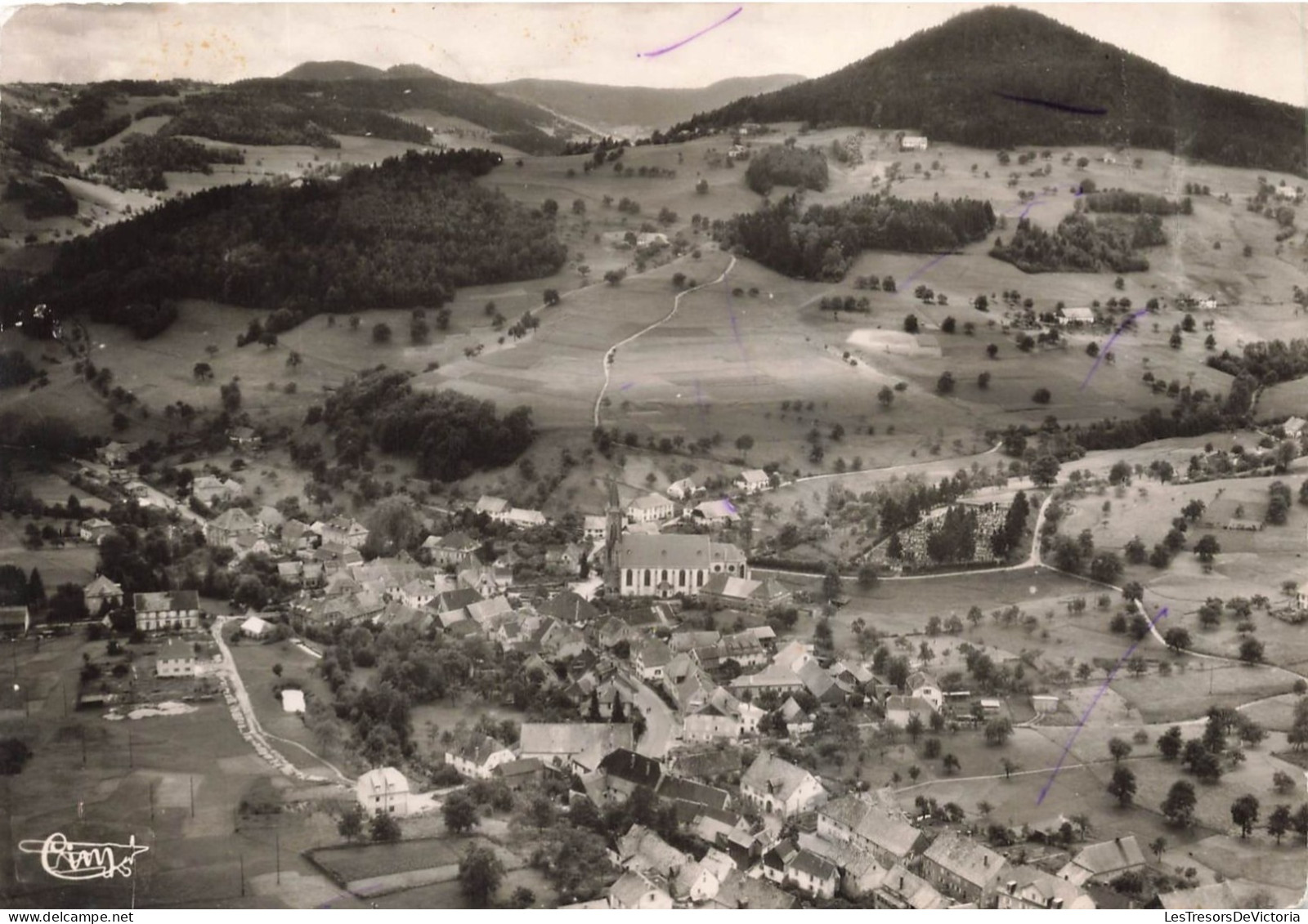 FRANCE - Lapoutroie - Vue Panoramique Aérienne - Carte Postale - Lapoutroie