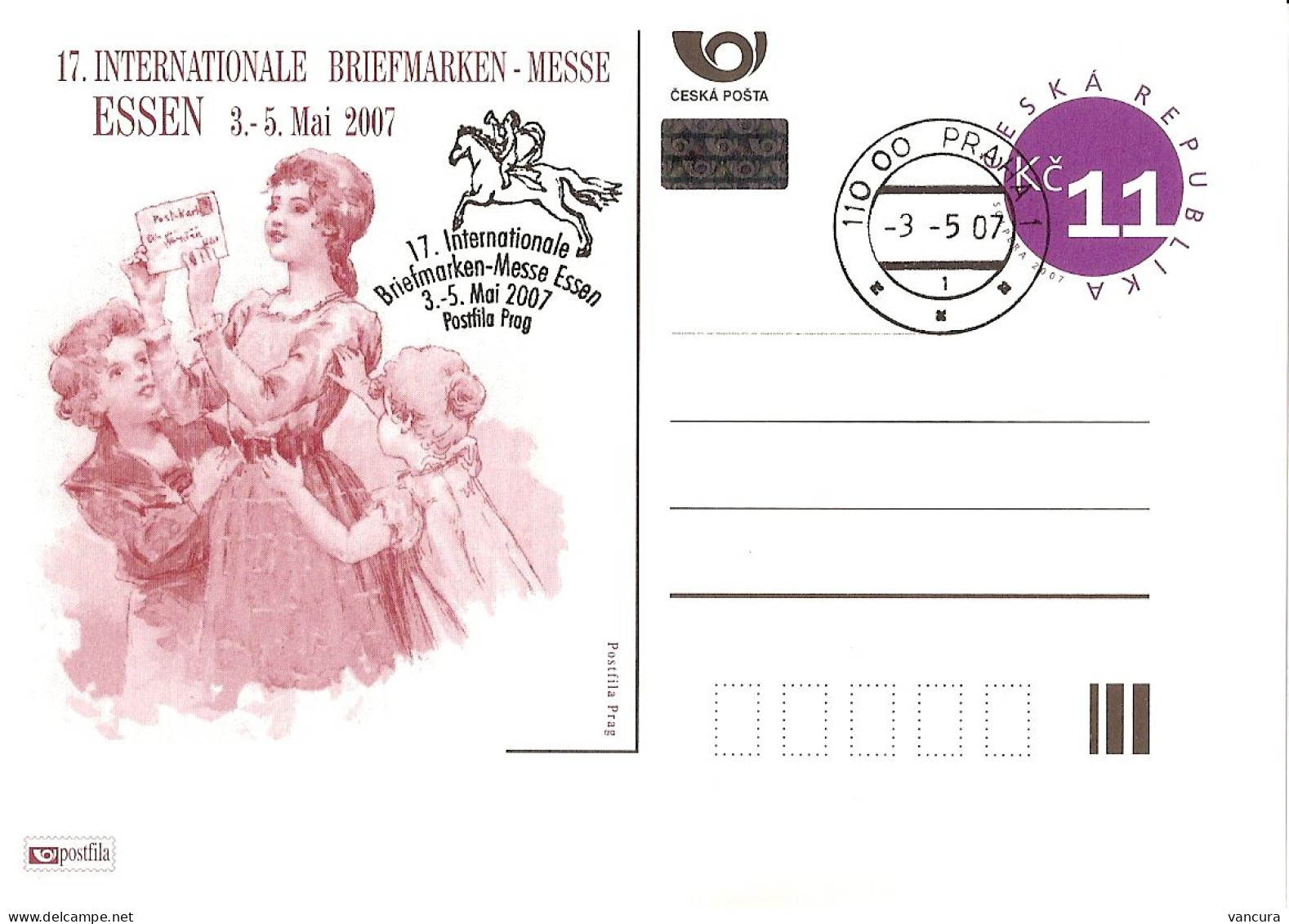 CDV A 144 Czech Republic Essen Stamp Exhibition 2007 - Cartes Postales