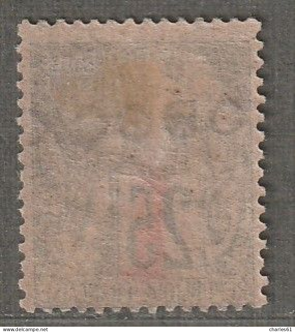 OBOCK - N°21 * (1892) Surchargé : 1 Sur 25c - Unused Stamps