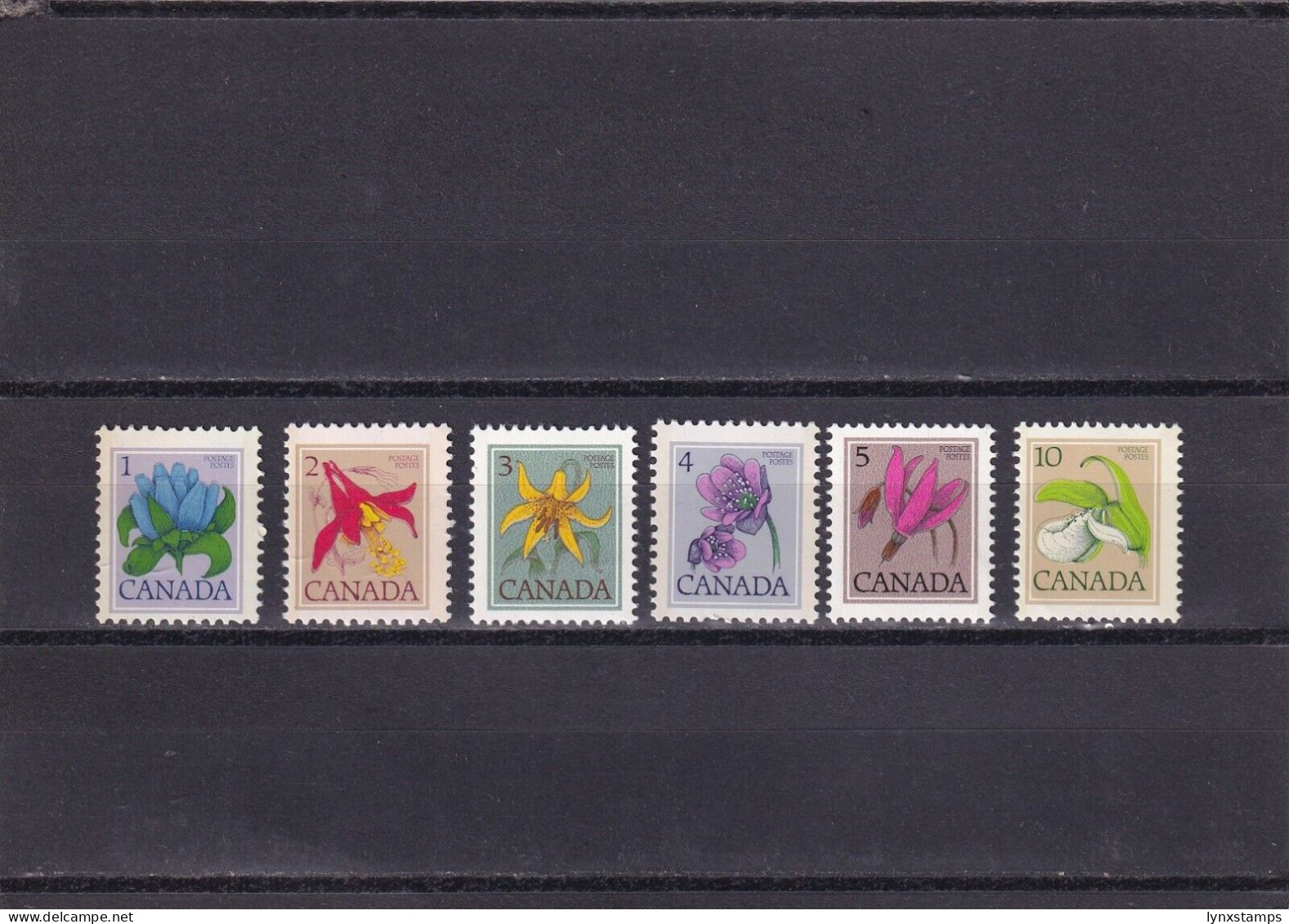 SA02 Canada 1977 Wild Flowers Mint Stamps - Neufs