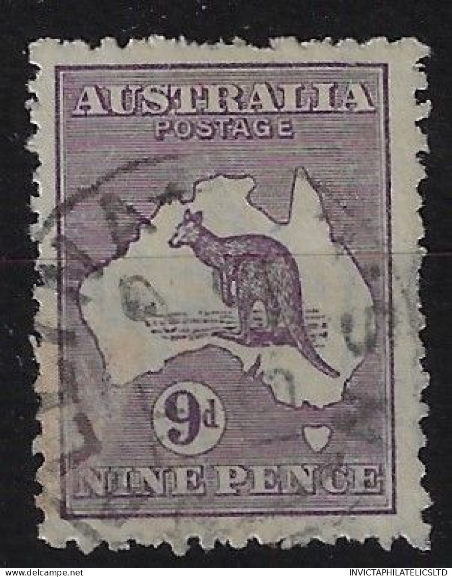 AUSTRALIA SG39, 9D VIOLET SOUND USED - Oblitérés