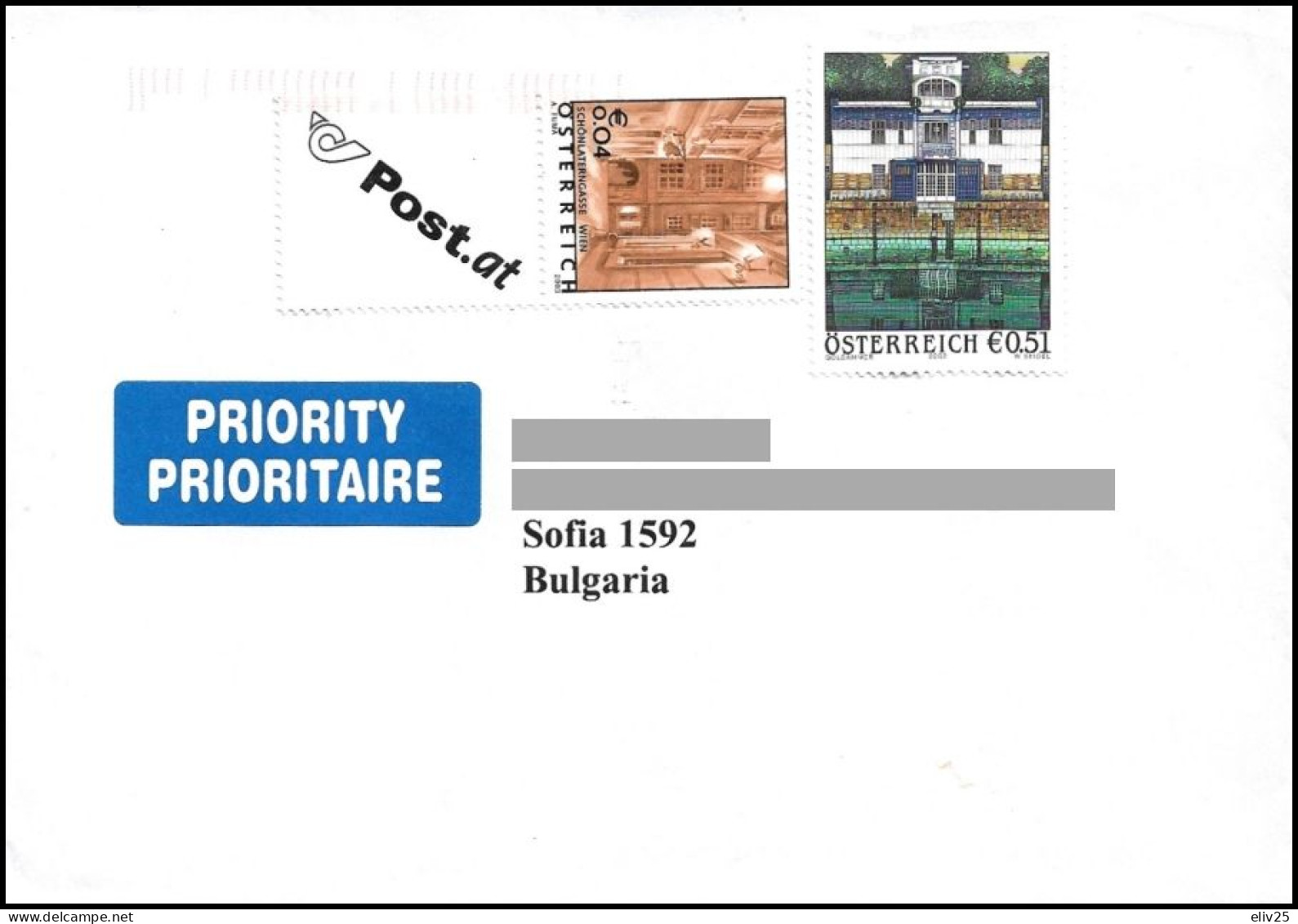 Austria 2003, Cover To Bulgaria - Cartas & Documentos