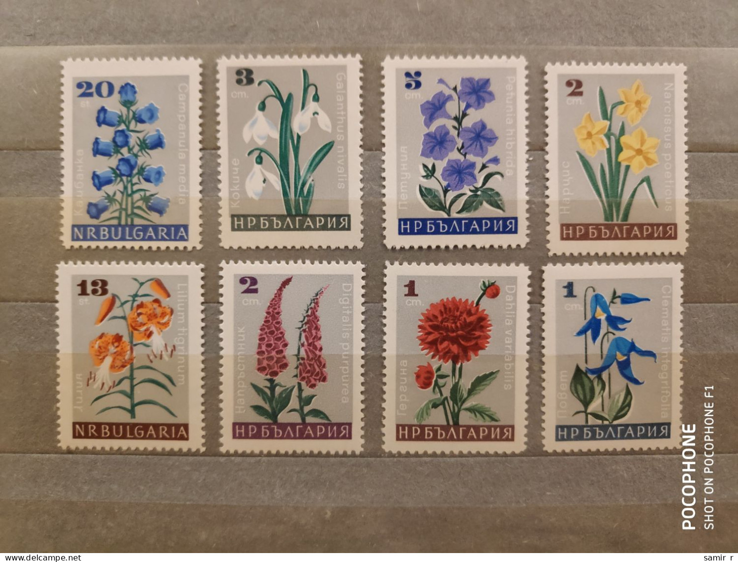 1966	Bulgaria	Flowers (F89) - Neufs