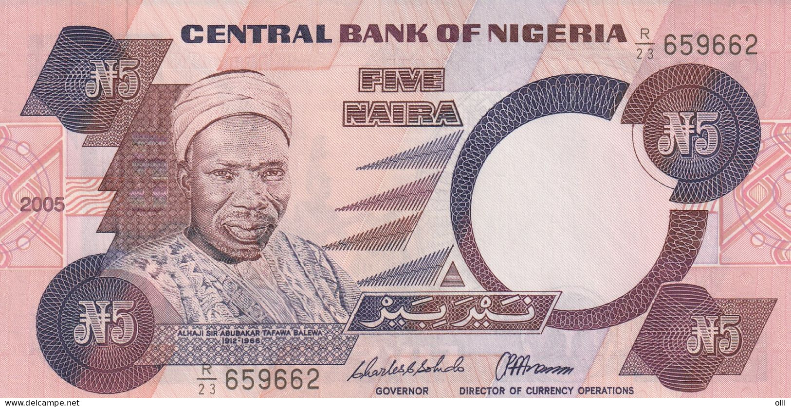 NIGERIA 5 NAIRA 2005 P-24 UNC - Nigeria