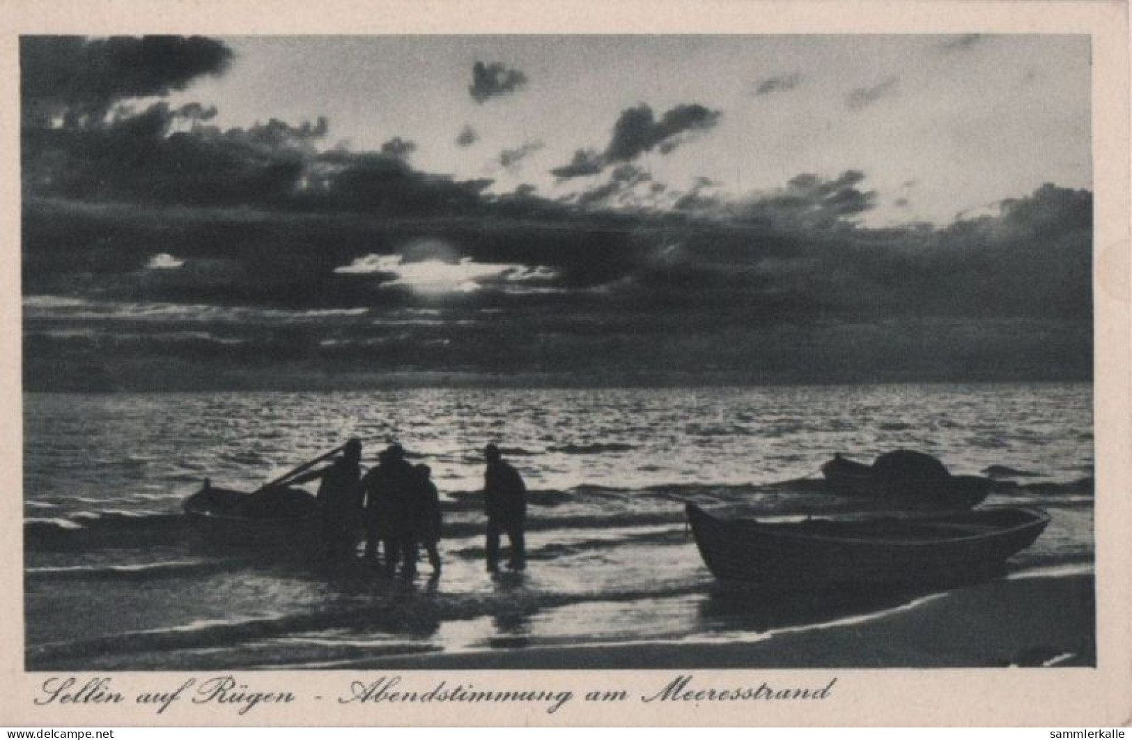 68709 - Sellin - Abendstimmung Am Meeresstrand - Ca. 1955 - Sellin