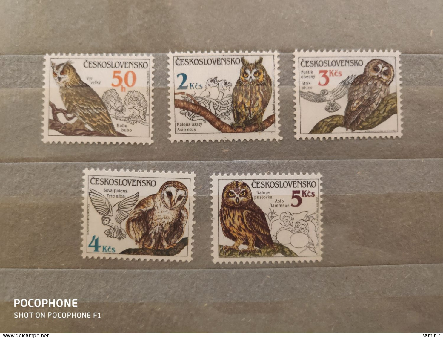 1986	Czechoslovakia	Birds (F89) - Ongebruikt