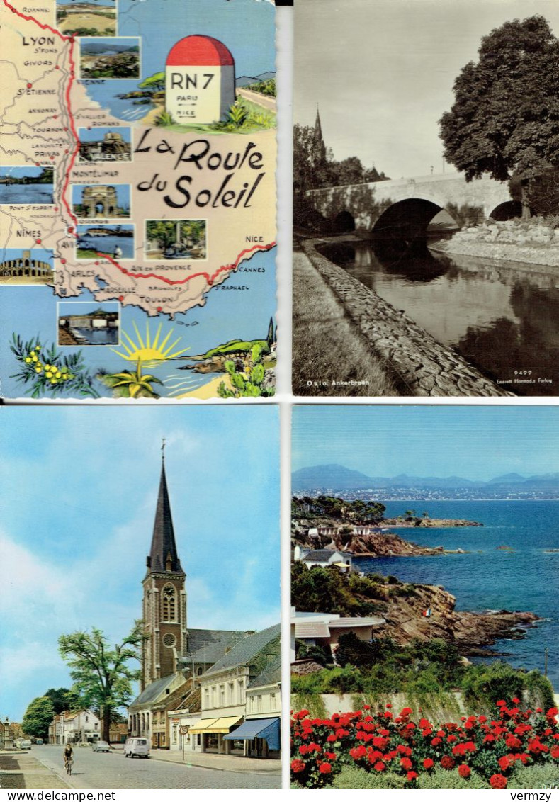 Lot N° M : CPM EUROPE - 3 Kg 860 - 500 Postcards Min.