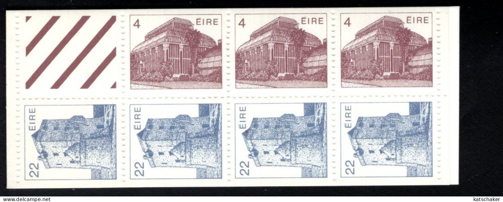 1999613687 1982  SCOTT 548A (XX) POSTFRIS  MINT NEVER HINGED - BOOKLET PANE ARCHITECTURE TYPE OF 1982 - Unused Stamps