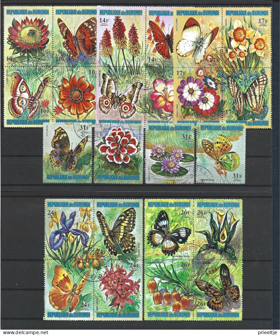 Burundi 1973 Flowers & Butterflies  Y.T. A 289/312 (0) - Gebruikt