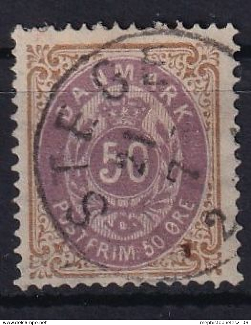 DENMARK 1875 - Canceled - Mi 30 I Y Ac - Oblitérés