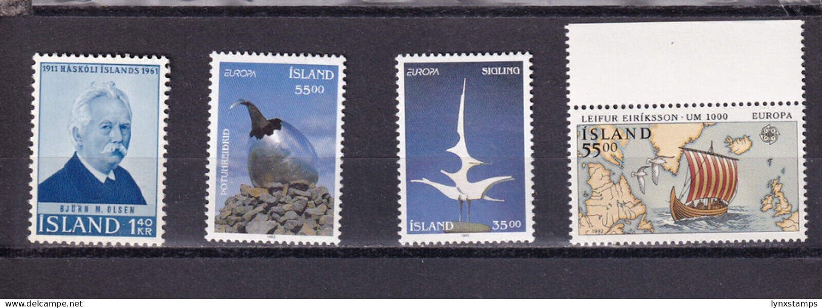 LI03 Iceland Mint Stamps Selection - Ongebruikt