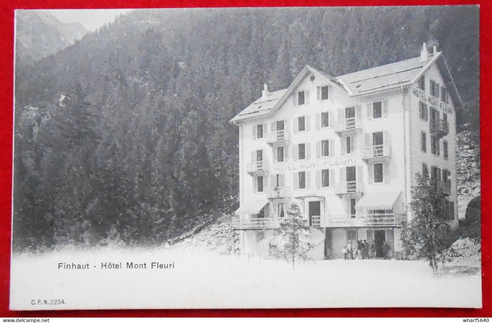 CPA Suisse, Finhaut, Hôtel Mont Fleuri - Finhaut