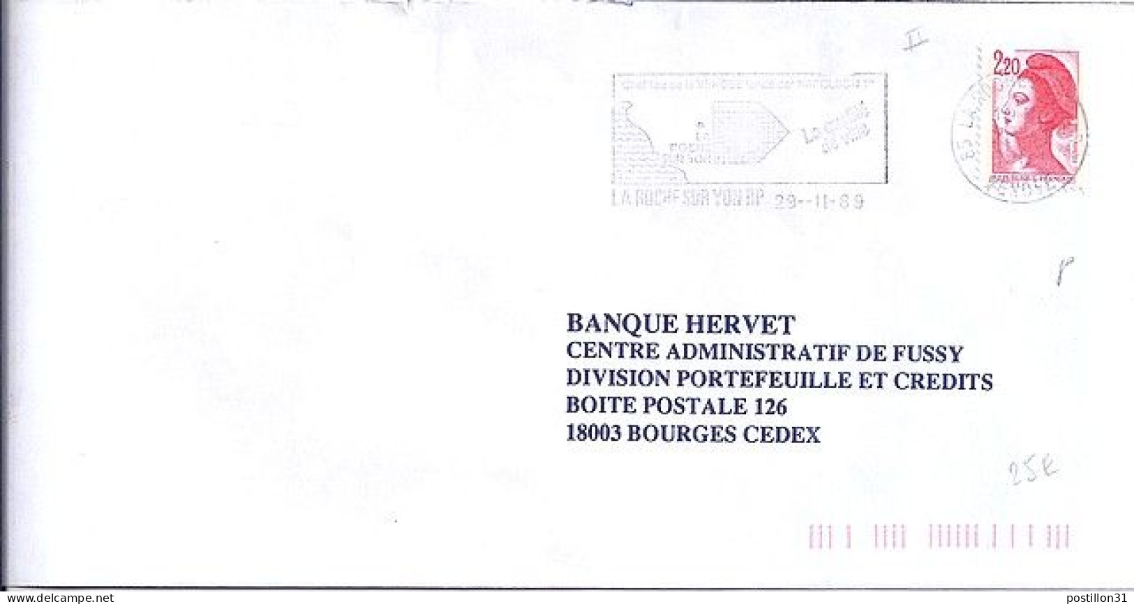 LIBERTE N° 2376 TYPE 2 S/L. DE 1989/1990 - 1982-1990 Liberté De Gandon