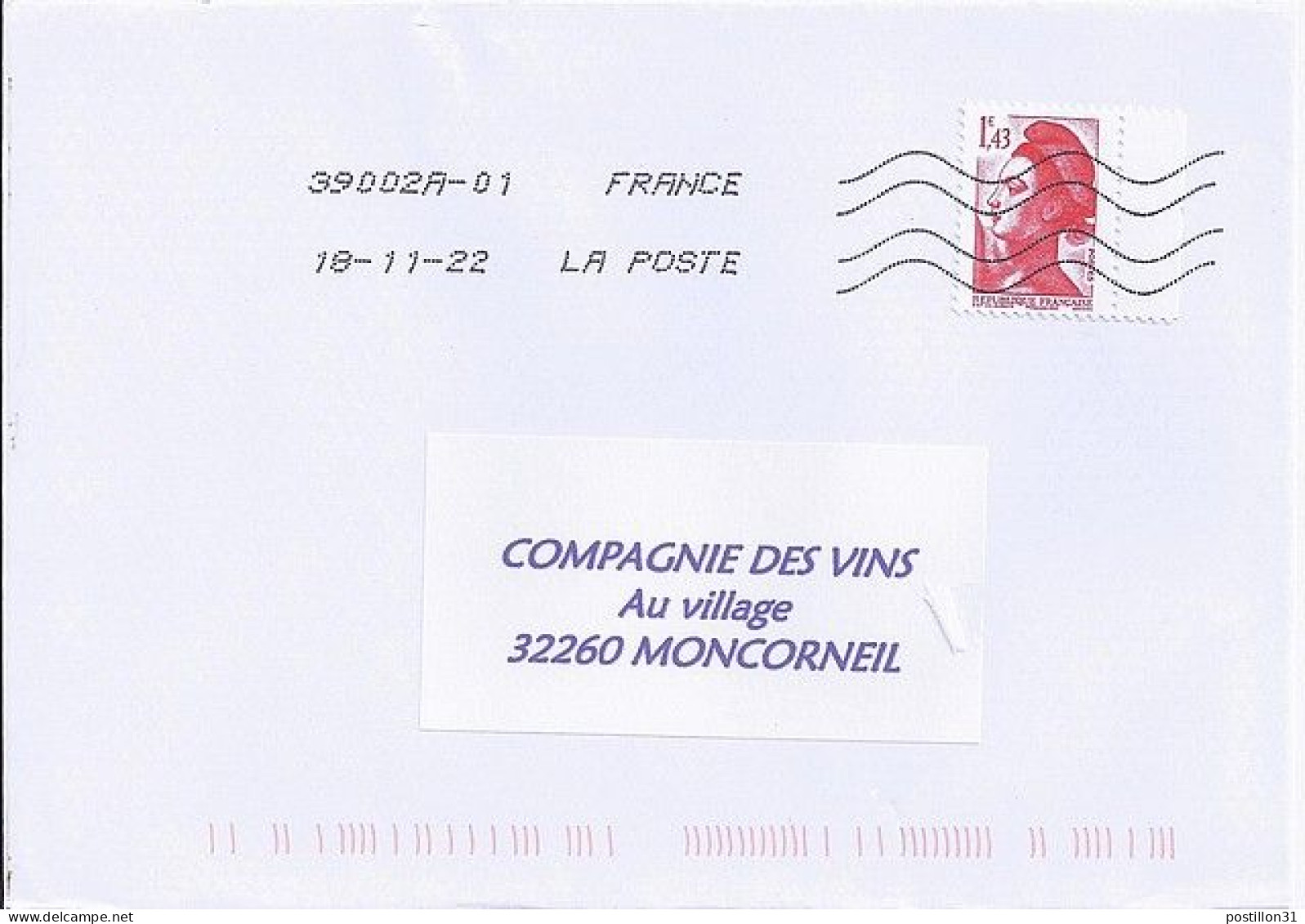 LIBERTE N° 5636 Du Carnet S/L DU 18.11.2022 - 1982-1990 Vrijheid Van Gandon