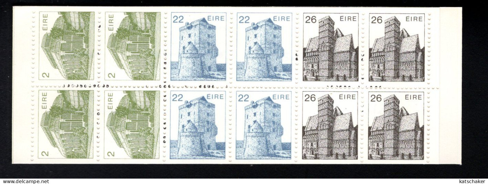 1999617407 1982  SCOTT 550B (XX) POSTFRIS  MINT NEVER HINGED -  BOOKLET PANE ARCHITECTURE TYPE OF 1982 - Unused Stamps