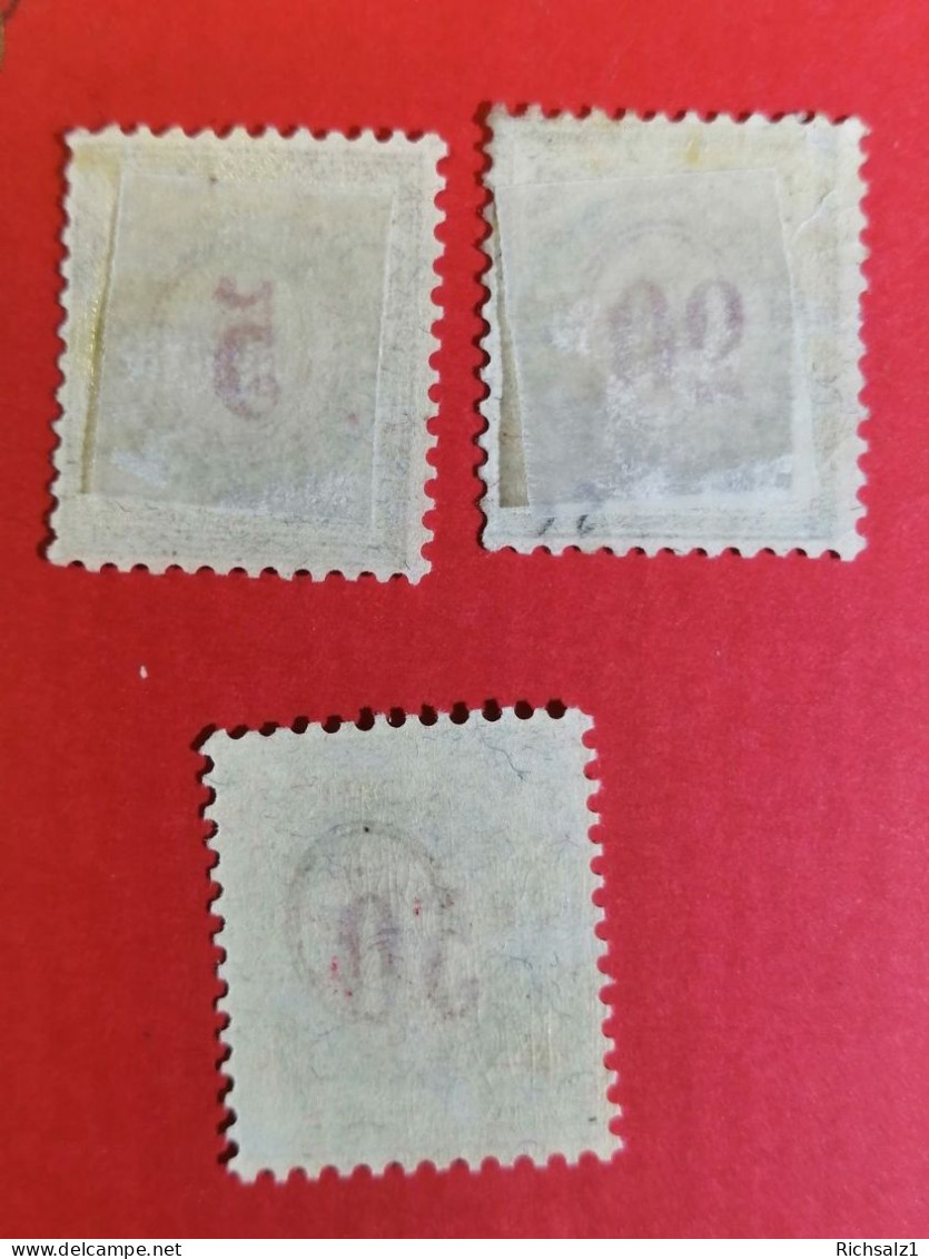 Lot Nachportomarke 1883*, Rahmen Kopfstehend Kat.495.- - Postage Due