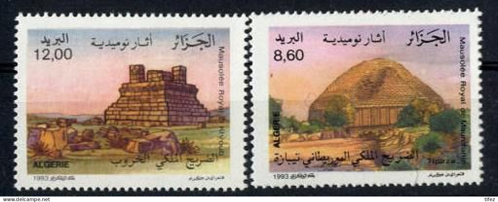 Année 1993-N°1047/1048 Neuf**MNH : Monuments Numides - Algeria (1962-...)