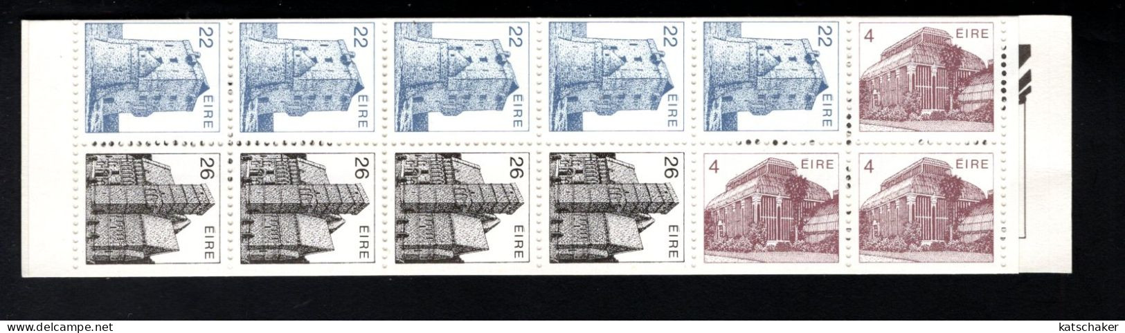 1999617668 1982  SCOTT 550C (XX) POSTFRIS  MINT NEVER HINGED -  BOOKLET PANE ARCHITECTURE TYPE OF 1982 - Unused Stamps