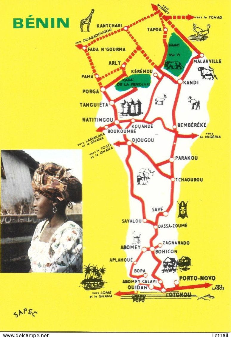 Ref ( 19784 )  Bénin - Maps