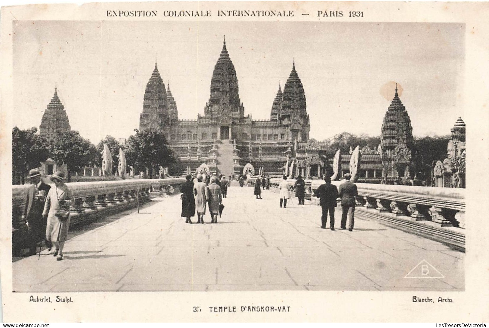 FRANCE - Paris - Exposition Coloniale Internationale De 1931 - Temple D'Angkor Vat - Animé - Carte Postale Ancienne - Expositions