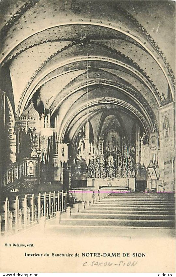 54 - Vezelise - Pèlerinage De Notre Dame De Sion - Intérieur Du Sanctuaire - CPA - Voir Scans Recto-Verso - Vezelise