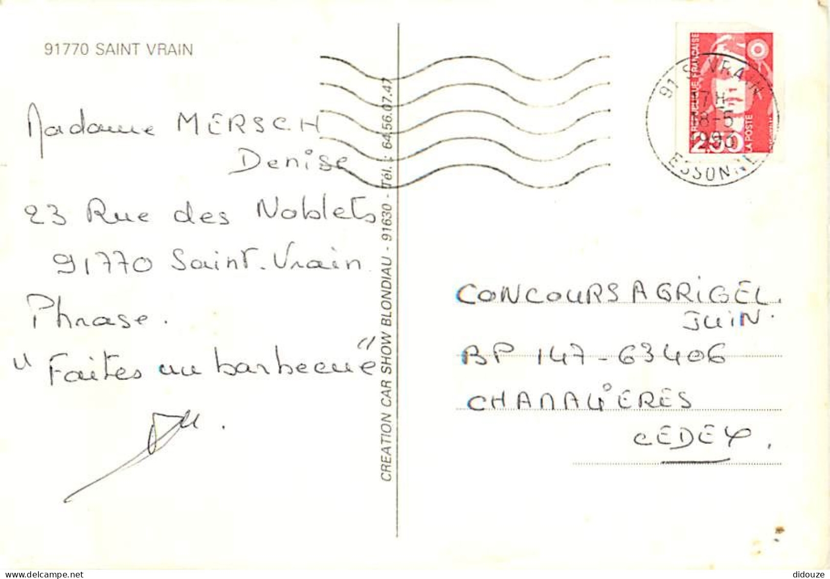 91 - Saint Vrain - Multivues - CPM - Voir Scans Recto-Verso - Saint Vrain