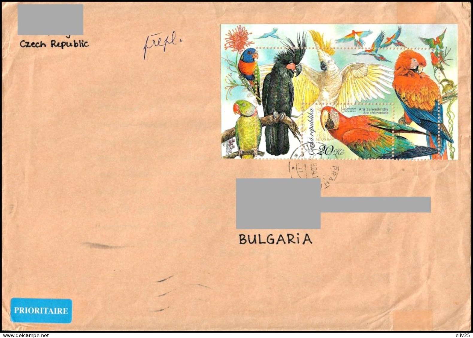 Czech Republic 2004, Cover To Bulgaria - Storia Postale