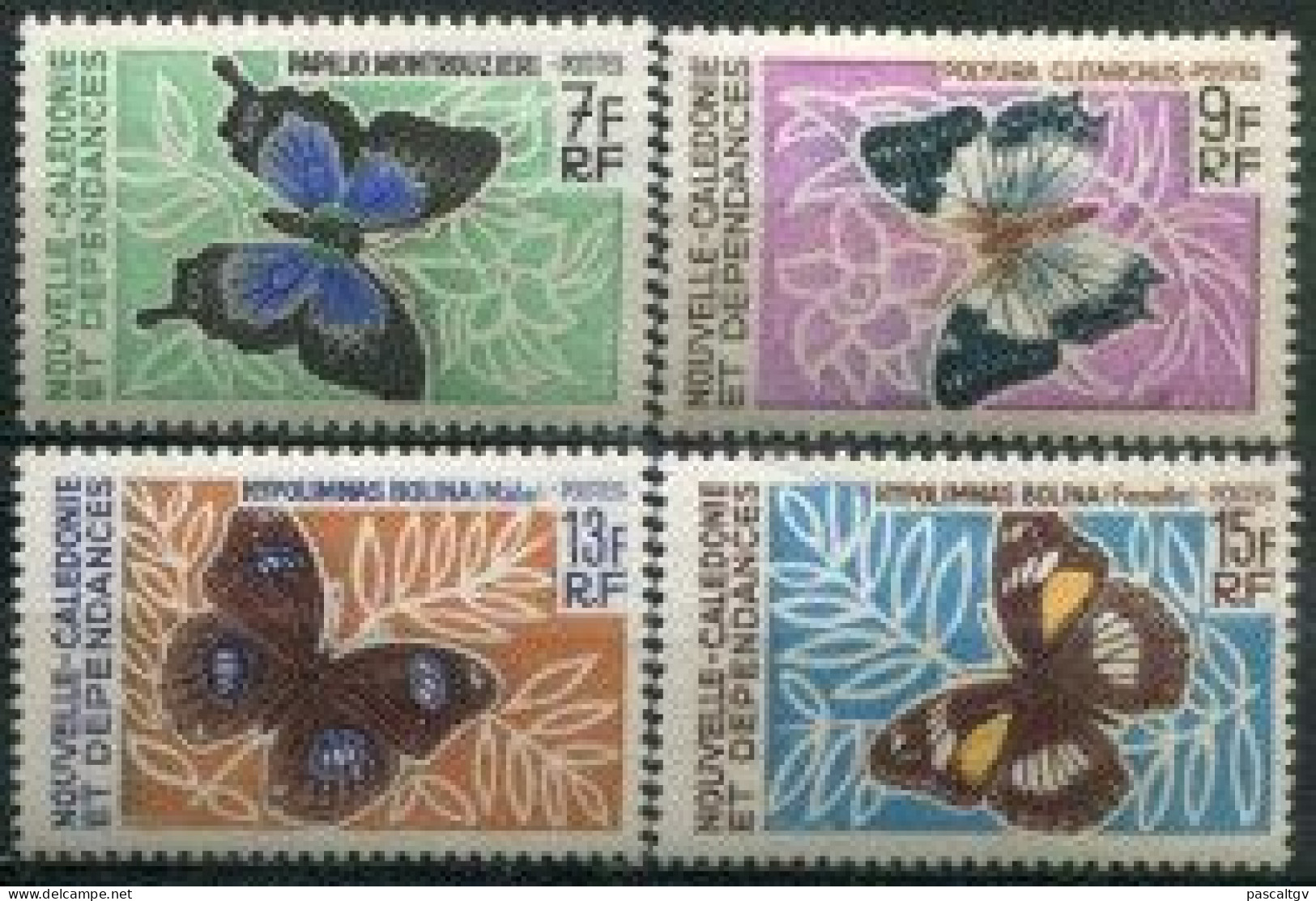 Nouvelle Calédonie - 1967 - Série N°341 à 344 * - Unused Stamps