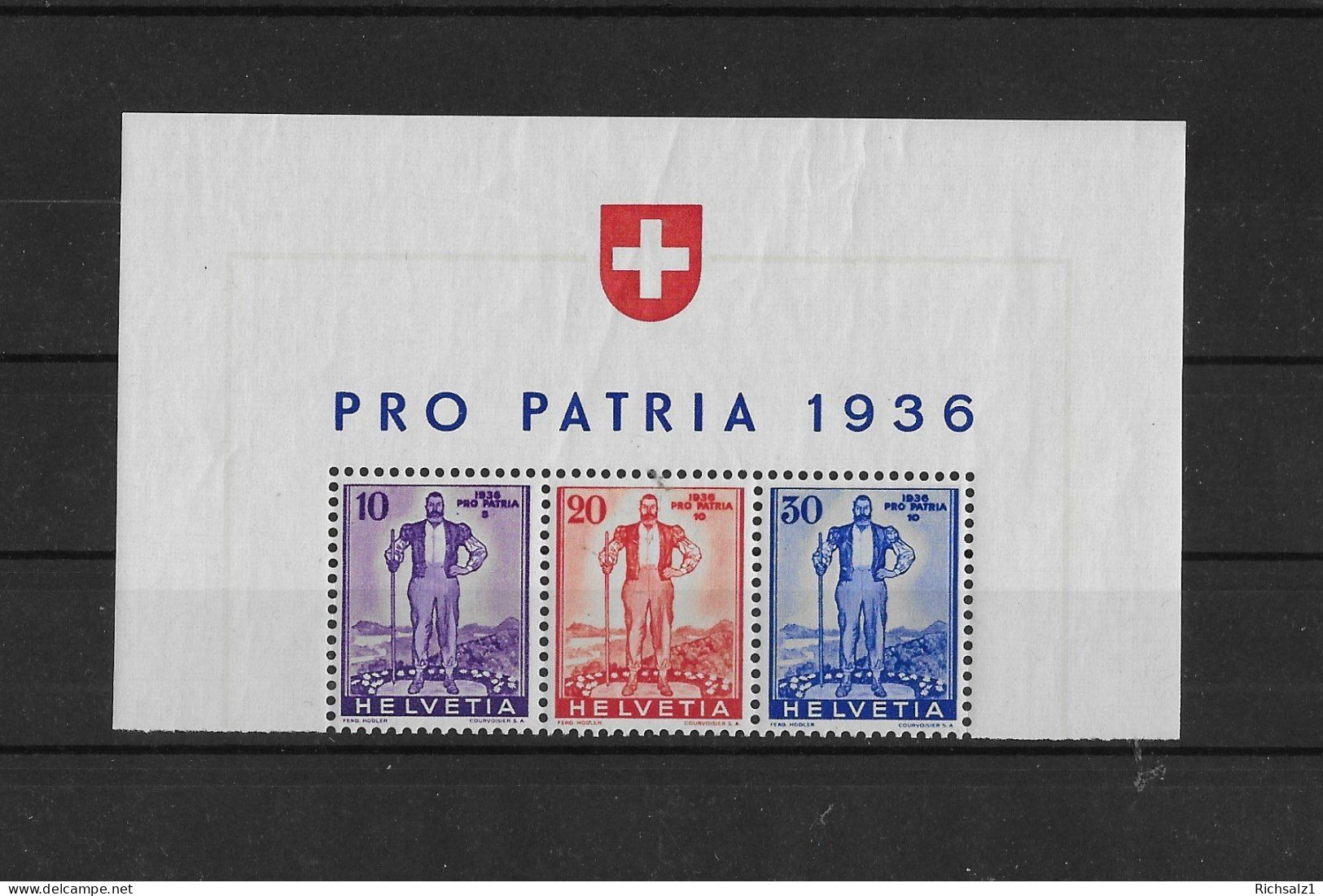 Einzelwerte PP Block 1936** Kat.80.- - Other & Unclassified