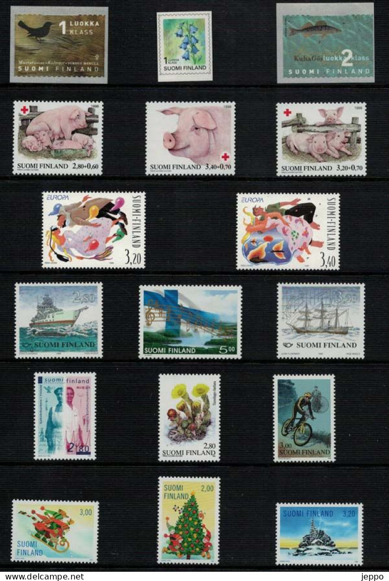 1998 Finland Complete Year Set MNH **, 3 Scans. - Annate Complete