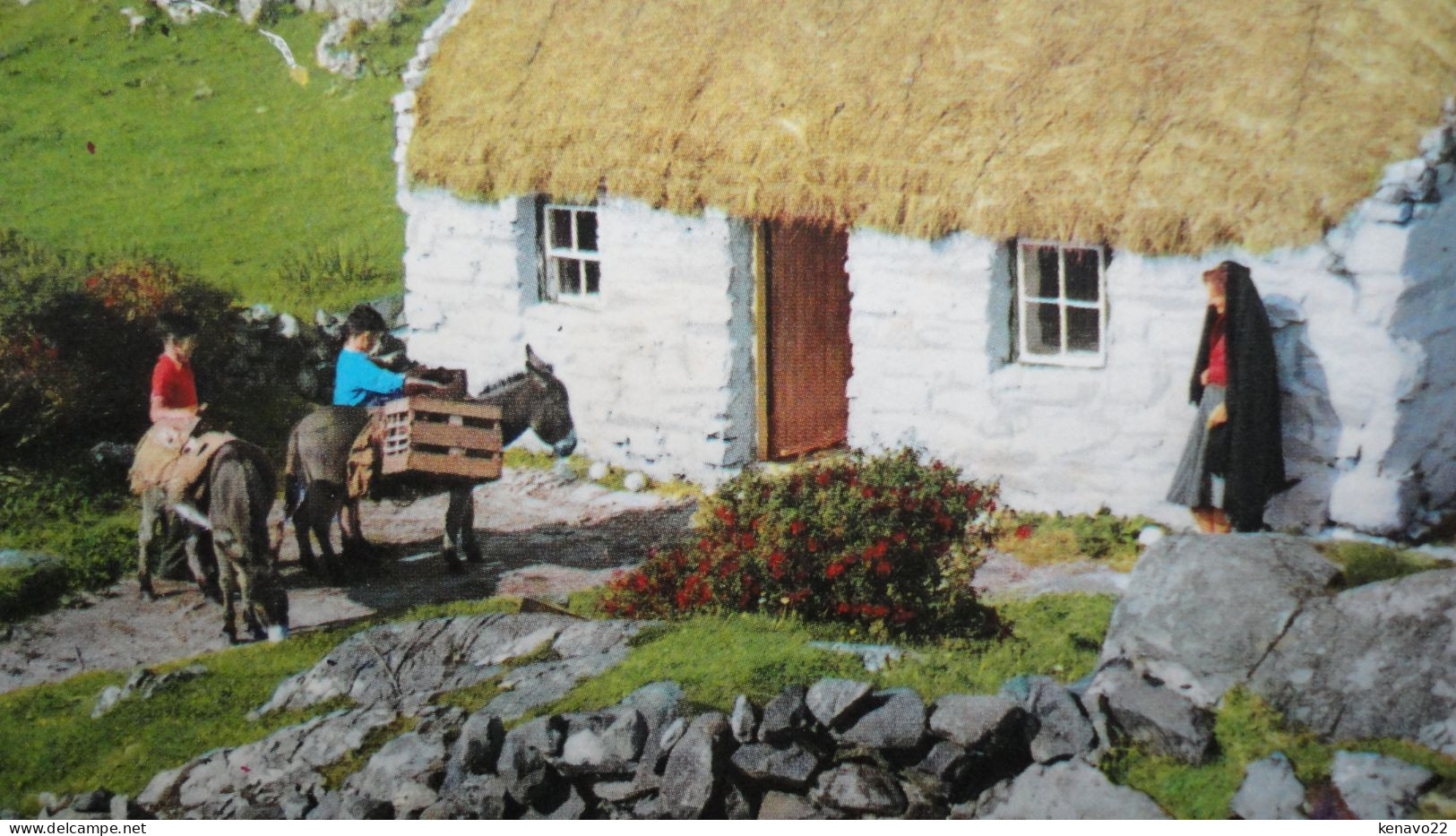 Irlande , Galway , Thatched Cottage , Connemara - Galway