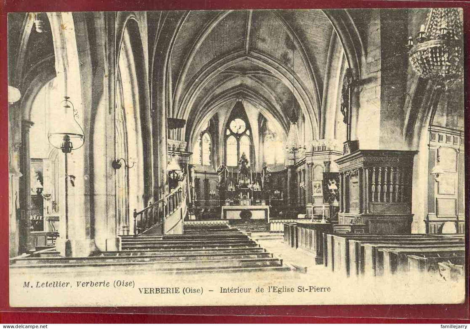 1721 - VERBERIE - INTERIEUR DE L'EGLISE SAINT PIERRE - Verberie