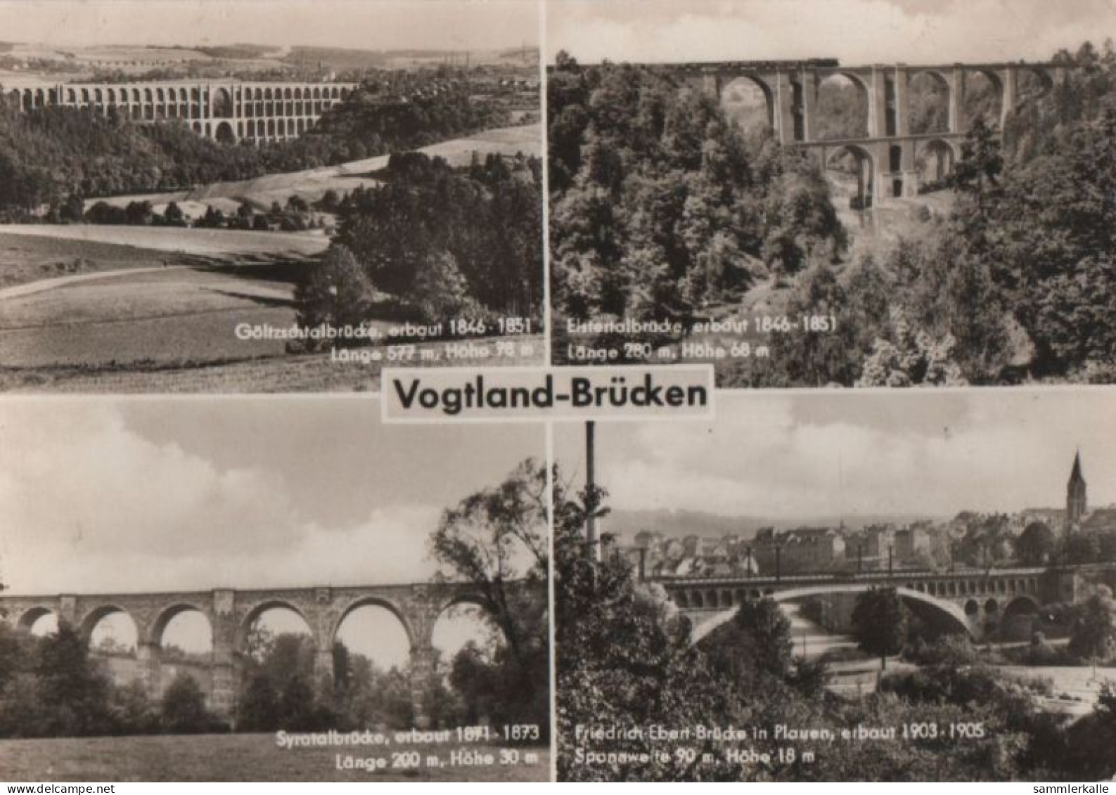 43677 - Vogtland - Vogtlandbrücken - 1974 - Vogtland