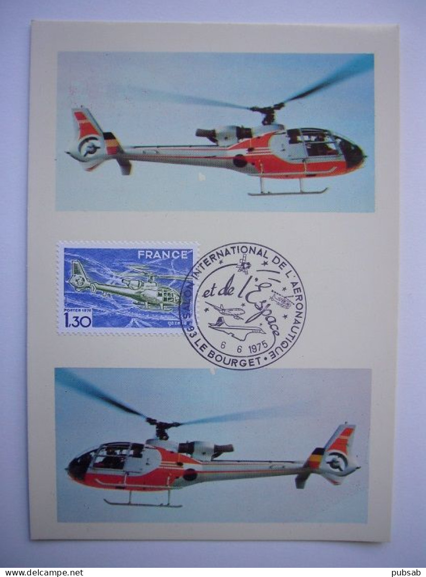 Avion / Airplane / Helicopter / SUD AVIATION / Gazelle / Carte Maximum - Helicopters