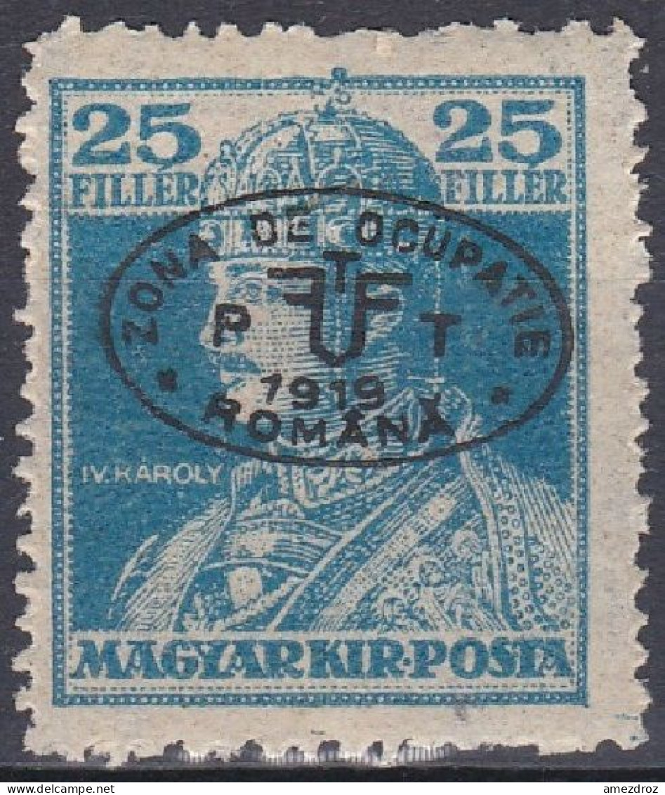 Hongrie Debrecen 1919 Mi 40b * Roi Charles IV  (A9) - Debreczin