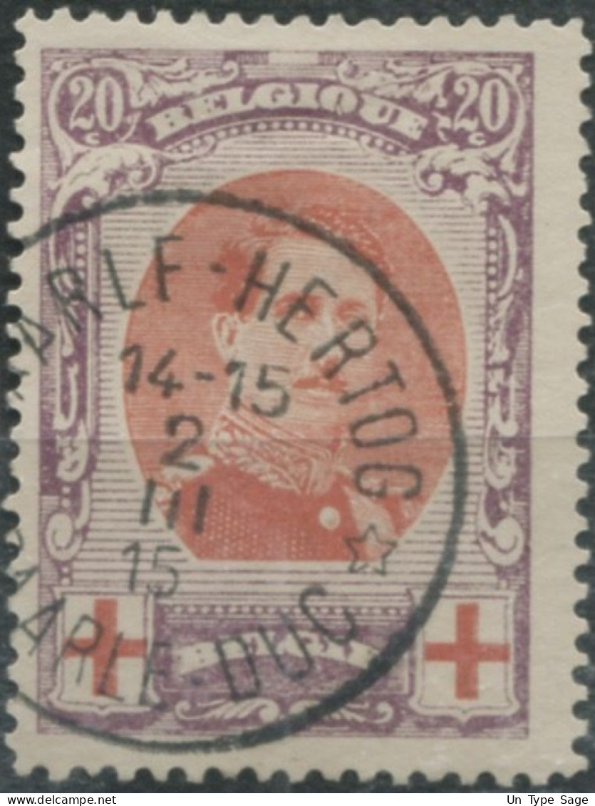 Belgique COB N°134 - Oblitéré BAARLE-HERTOG - (F702) - 1914-1915 Rotes Kreuz