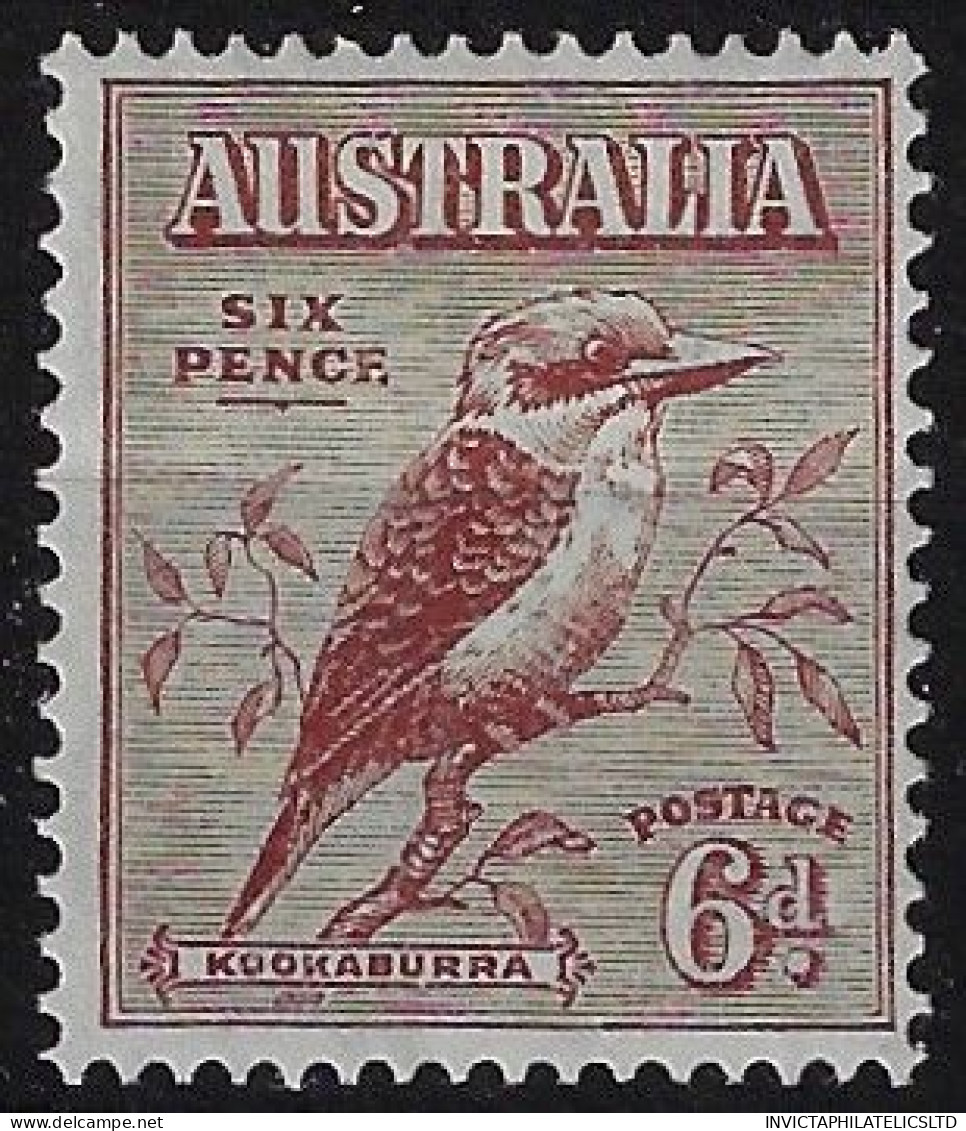 AUSTRALIA SG146, 1932 KOOKABURRA, FINE MOUNTED MINT - Mint Stamps