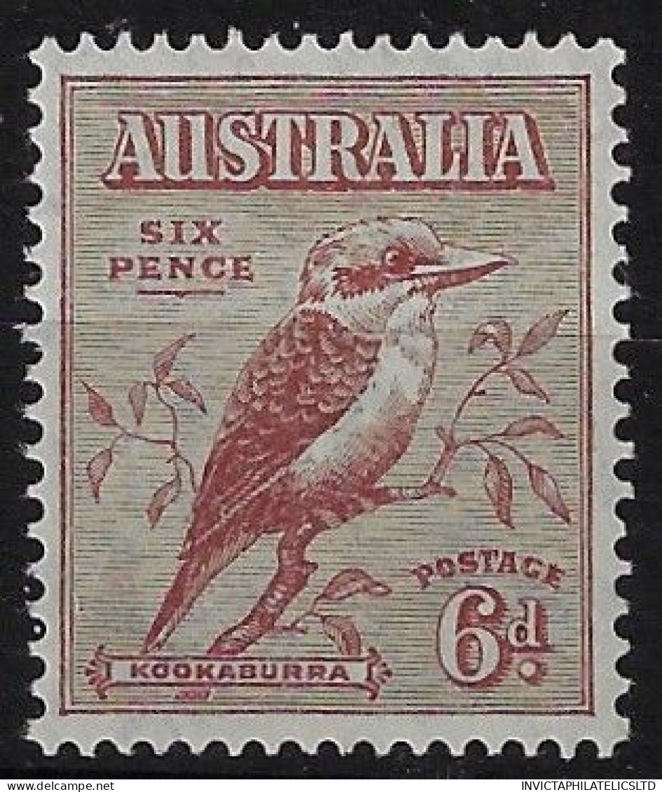 AUSTRALIA SG146, 1932 KOOKABURRA, LIGHTLY MOUNTED MINT - Mint Stamps