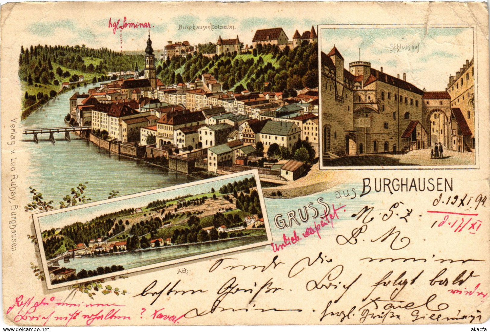 CPA AK Burghausen Souvenir GERMANY (1400814) - Henningsdorf