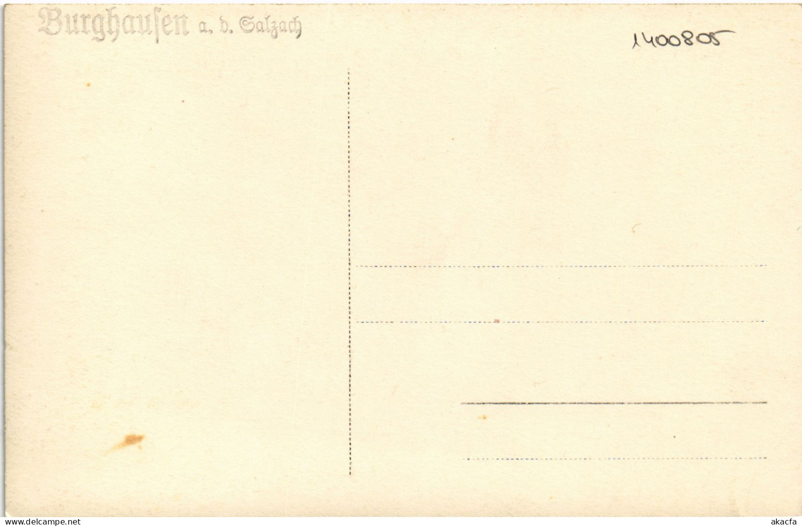 CPA AK Burghausen GERMANY (1400805) - Henningsdorf