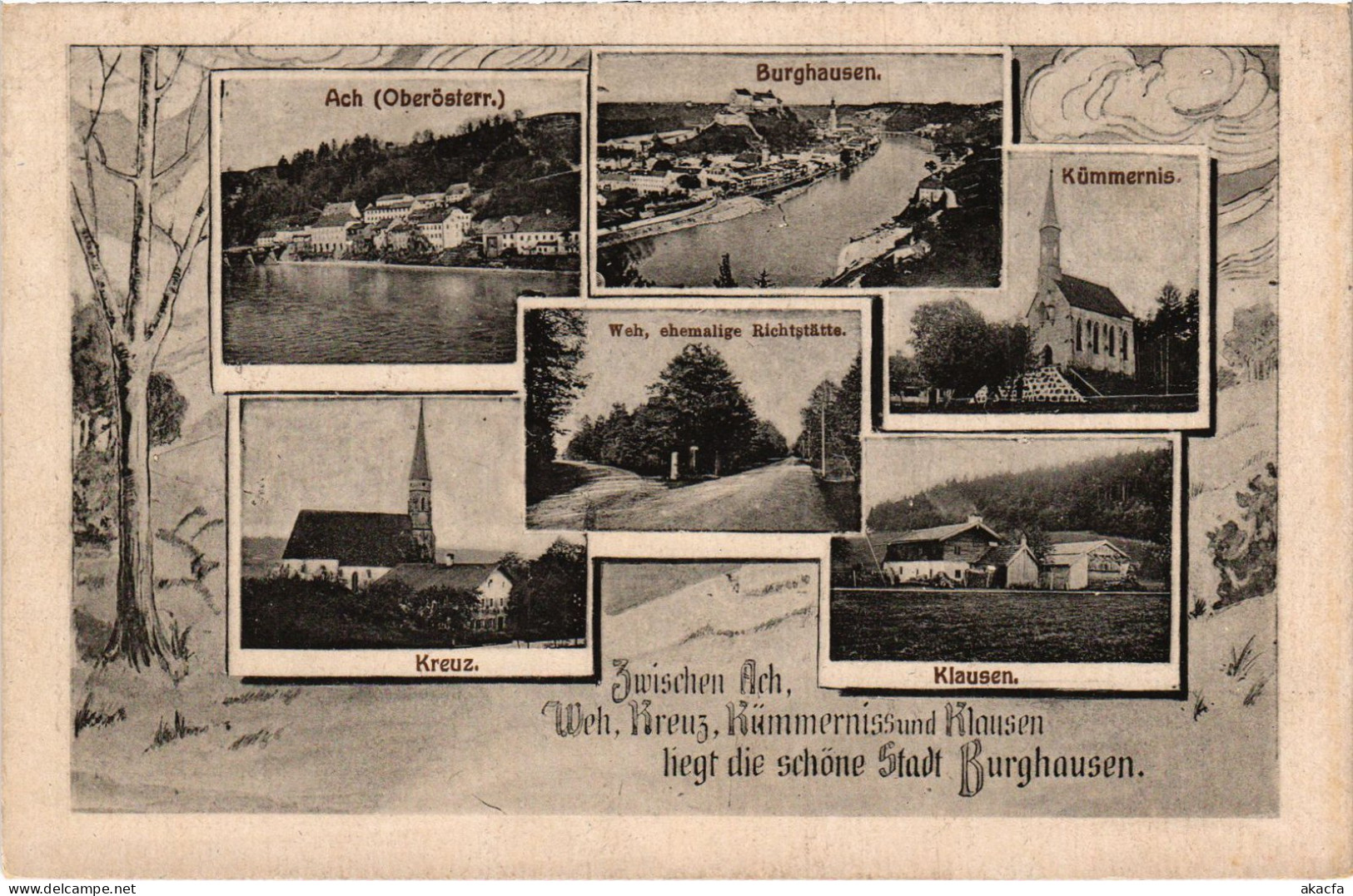 CPA AK Burghausen Souvenir GERMANY (1400797) - Henningsdorf