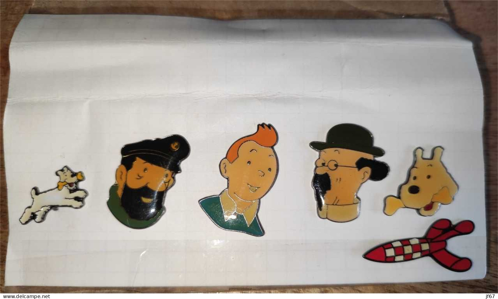 Pin's Tintin Lot De 6 - BD