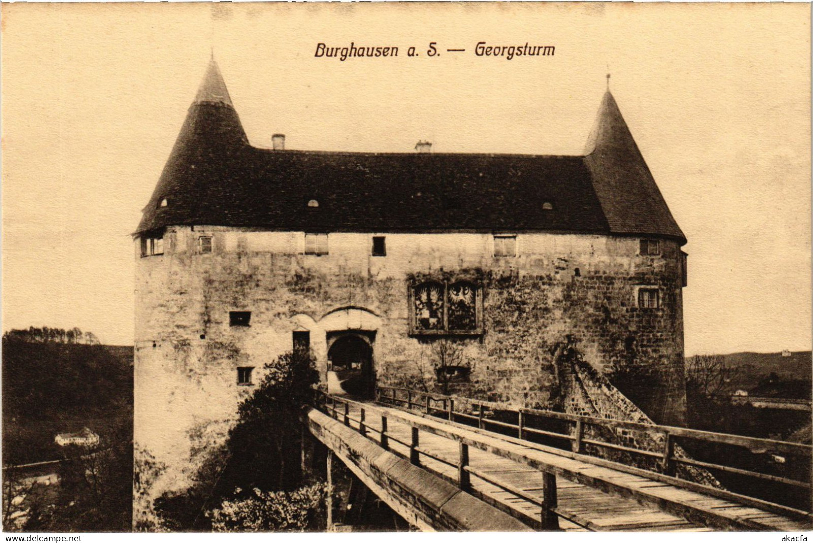 CPA AK Burghausen Georgsturm GERMANY (1401310) - Burghausen