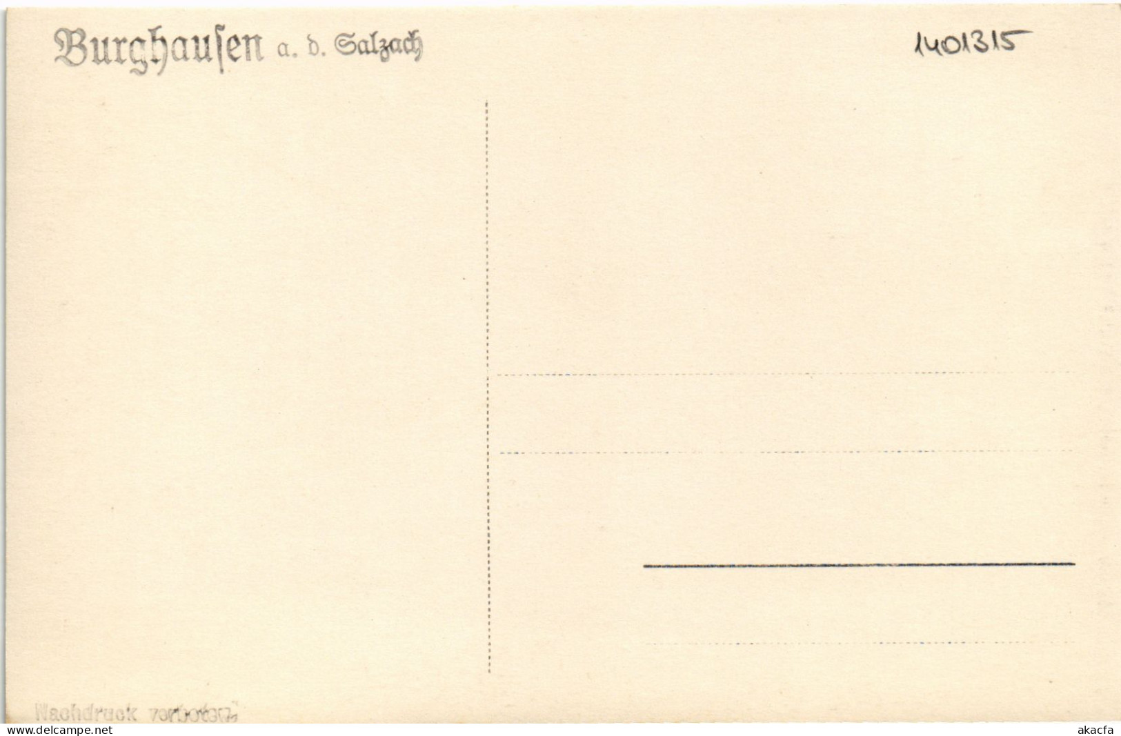 CPA AK Burghausen GERMANY (1401315) - Burghausen