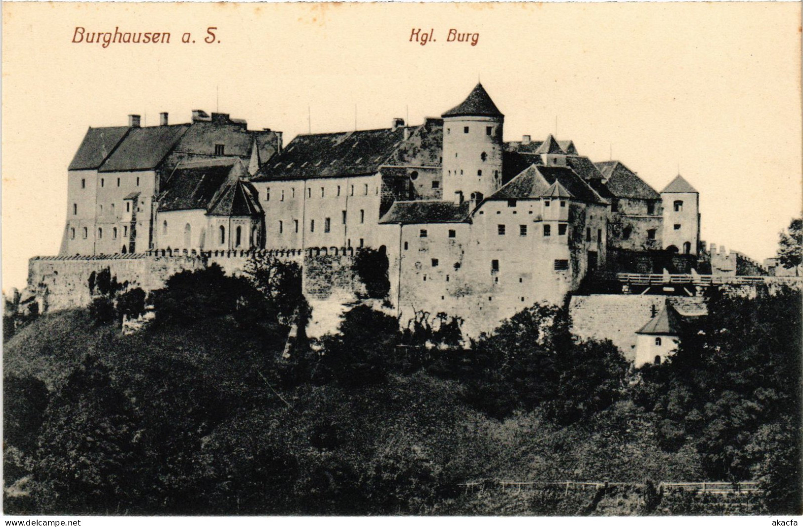 CPA AK Burghausen Konigliche Burg GERMANY (1401303) - Burghausen