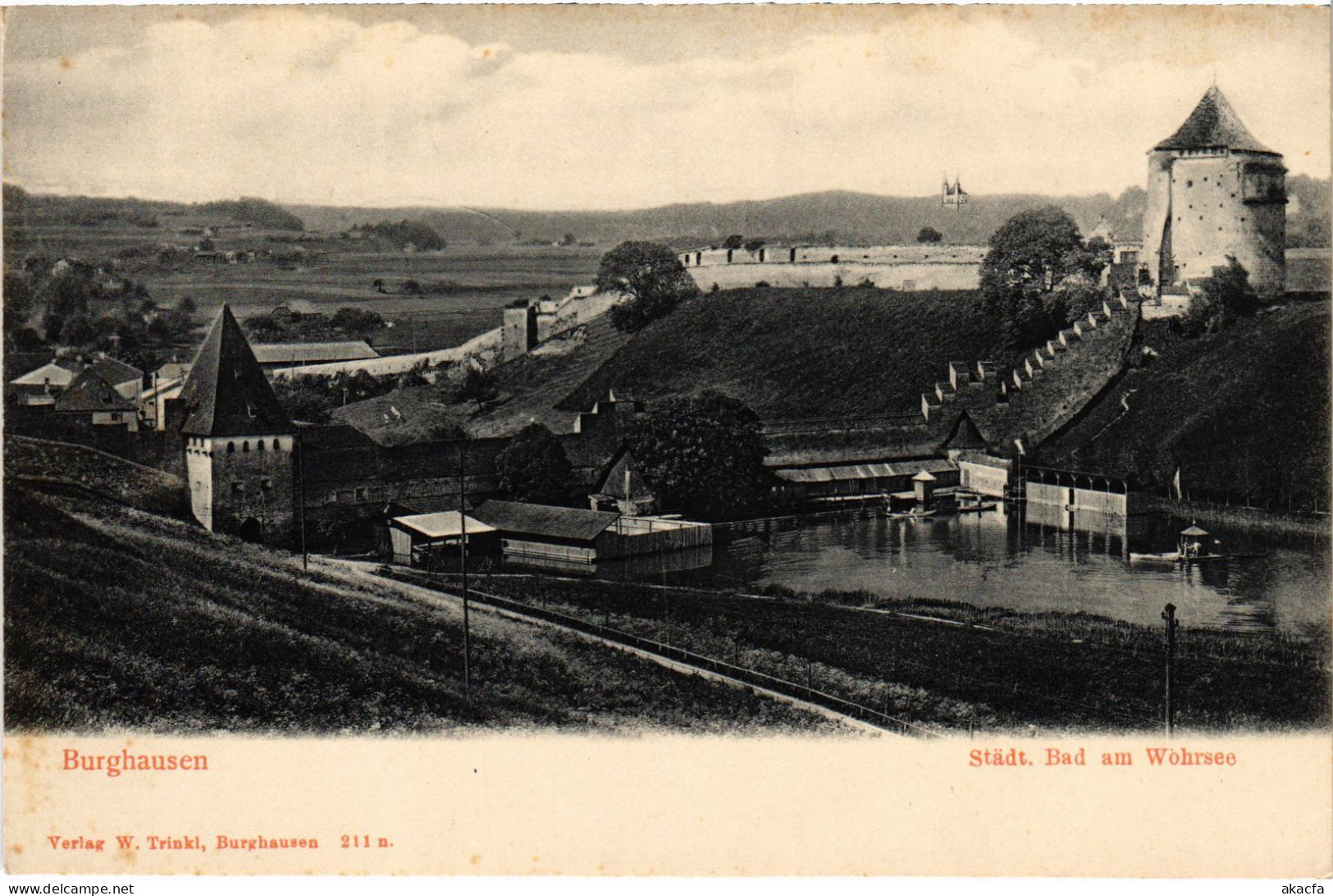 CPA AK Burghausen Stadt Bad Am Wohrsee GERMANY (1401302) - Burghausen