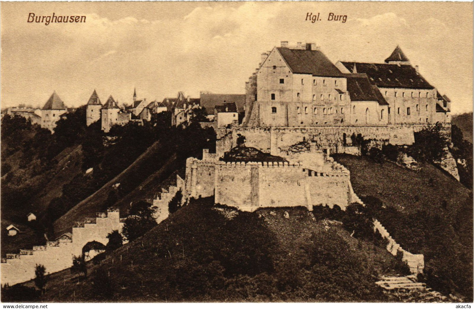 CPA AK Burghausen Konigliche Burg GERMANY (1401301) - Burghausen