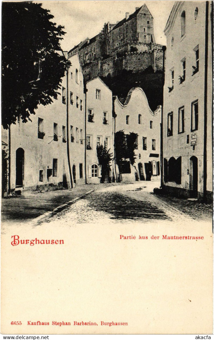 CPA AK Burghausen Partie A.d. Mautnerstrasse GERMANY (1401293) - Burghausen