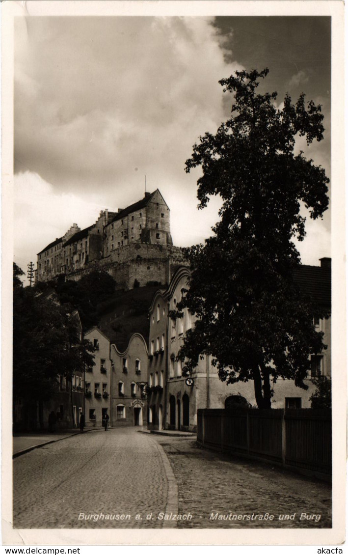 CPA AK Burghausen Mautnerstrasse U. Burg GERMANY (1401274) - Burghausen